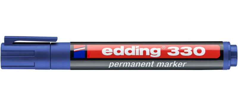 Edding 330 permanent marker kék