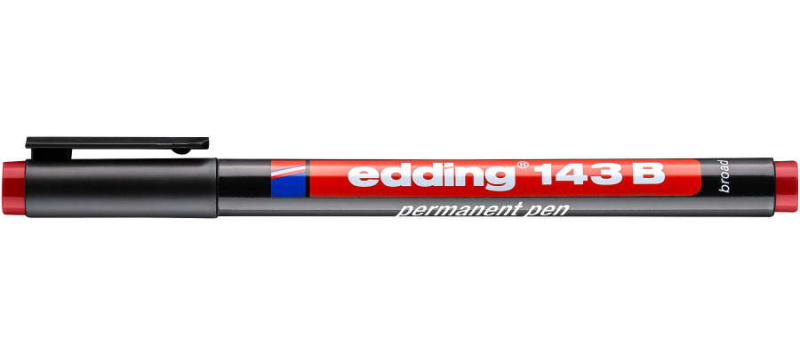 Edding 143B ohp permanent marker piros