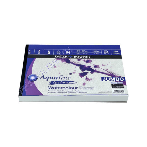 Daler-Rowney Aquafine tömb érdes 300g A4 - 50 lap