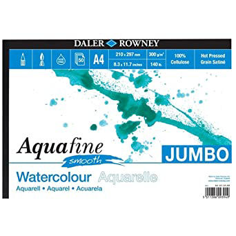 Daler-Rowney Aquafine tömb sima 300g A4 - 50 lap