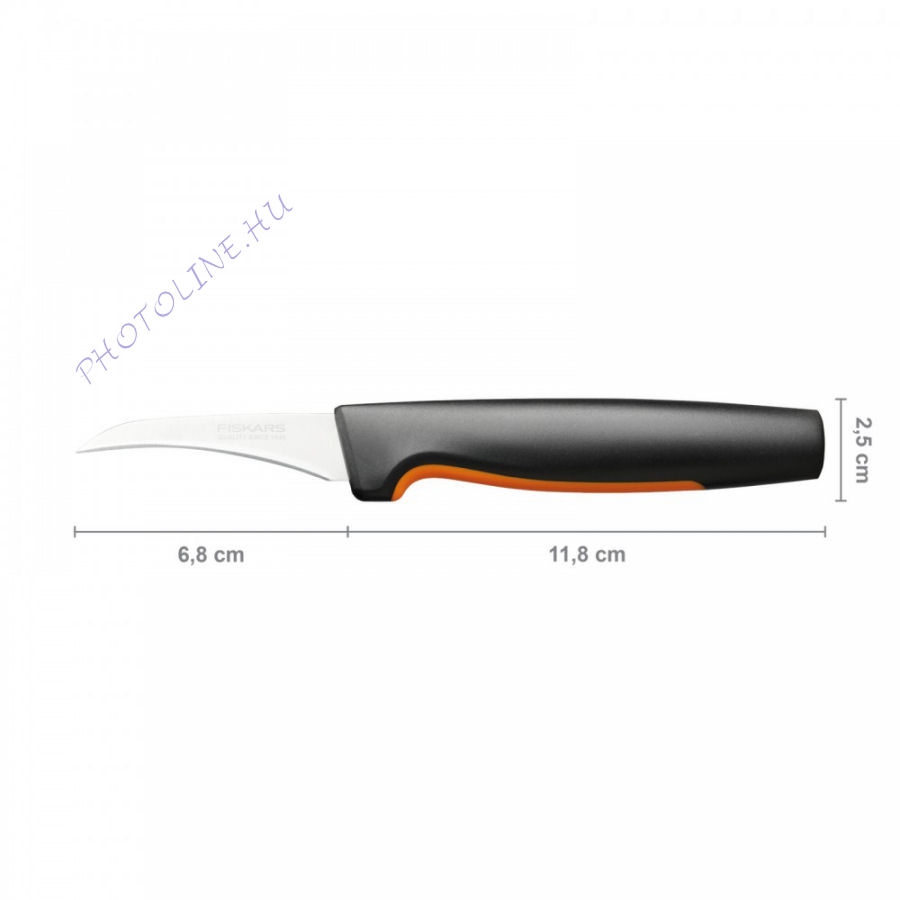 Fiskars Functional Form hámozókés, 18.6 cm, hajlított