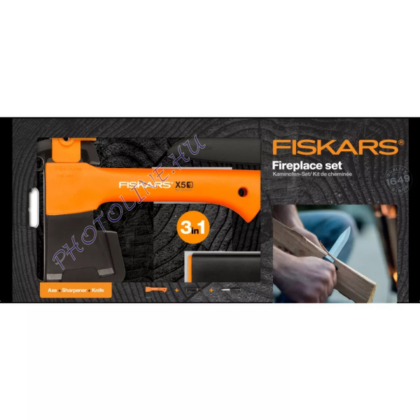 FISKARS X5 tűzrakó készlet (3 részes)