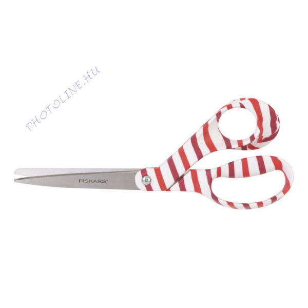 Fiskars általános olló, 21 cm Candy Cane