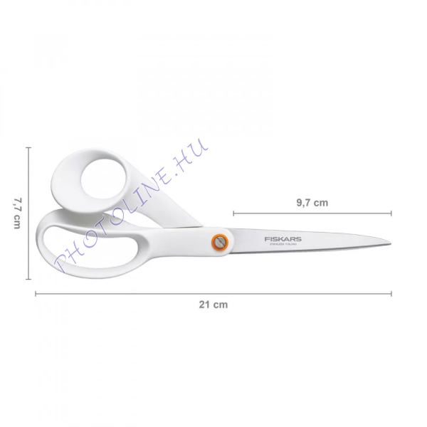 Fiskars általános olló 21 cm, fehér