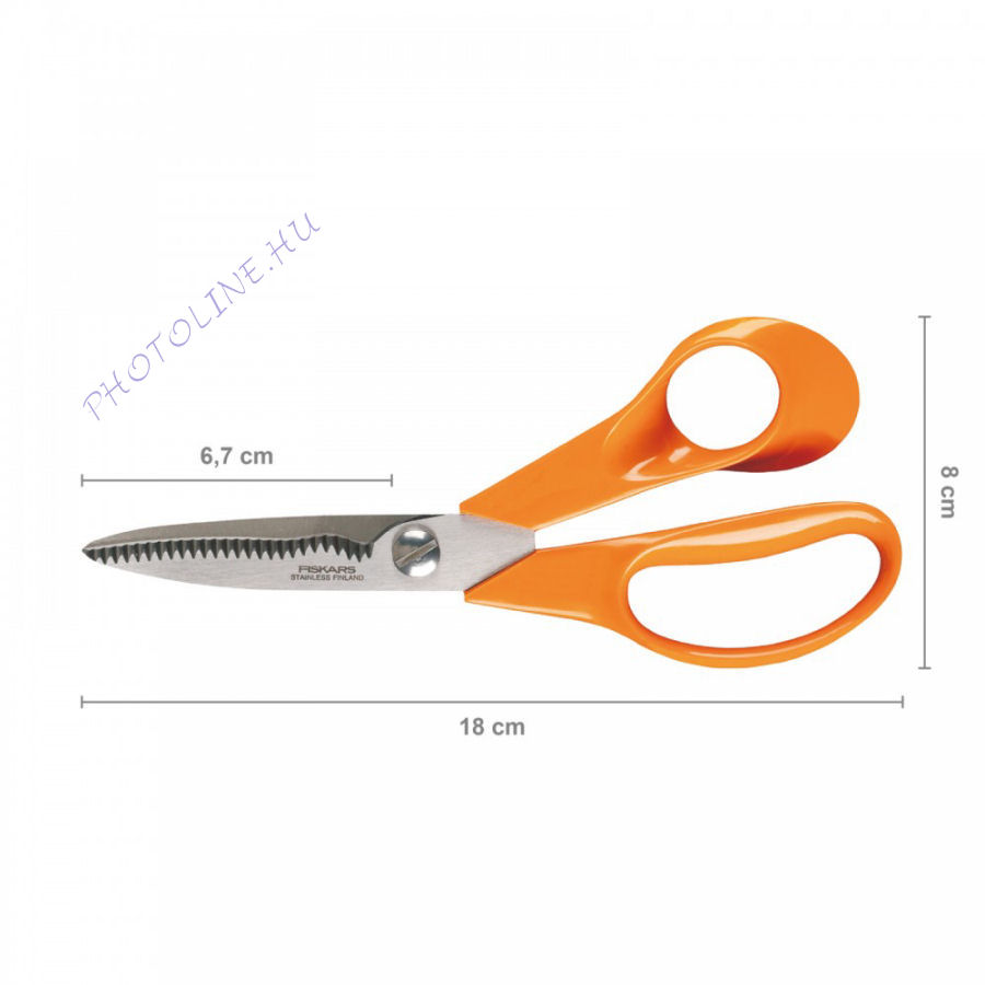 Fiskars konyhai olló 18 cm, narancs (9874)