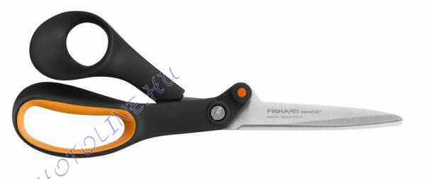 Fiskars ServoCut barkácsolló, nehéz vágásokhoz, 21 cm