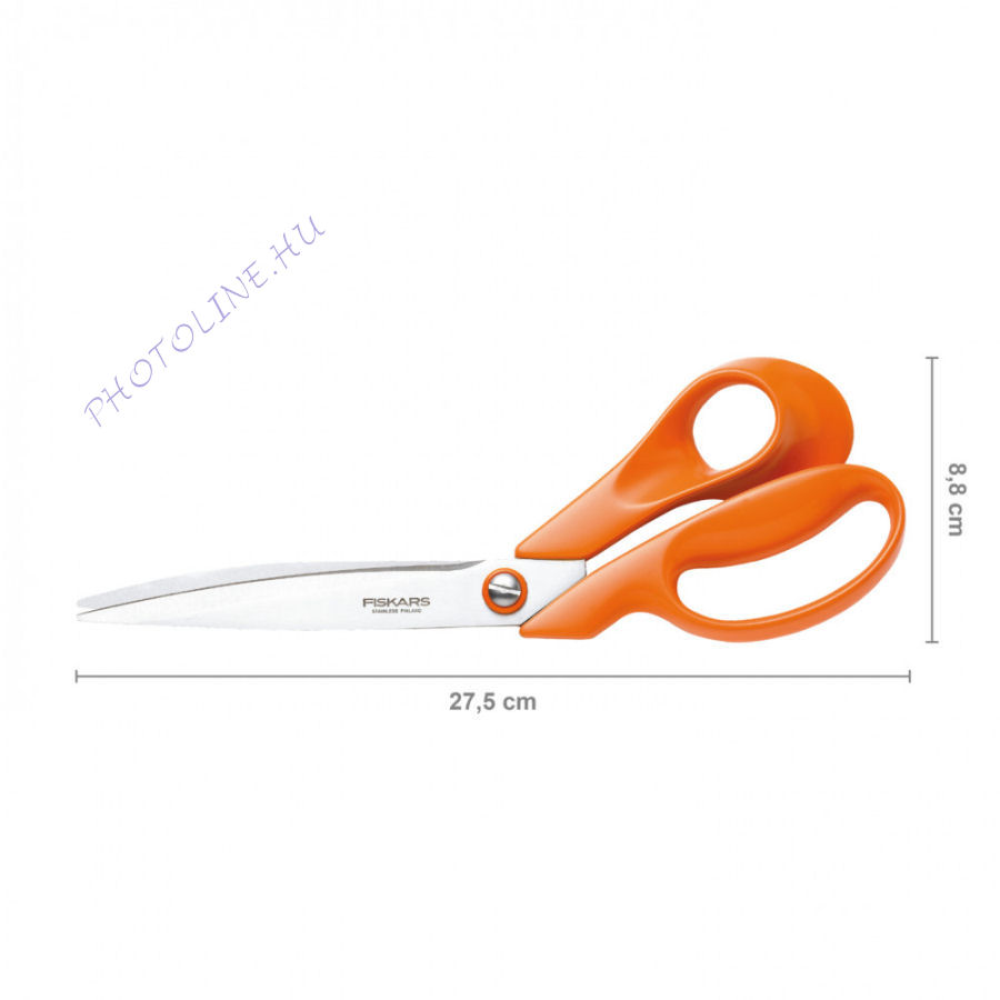 Fiskars professzionális szabóolló 27 cm, narancs (9843)