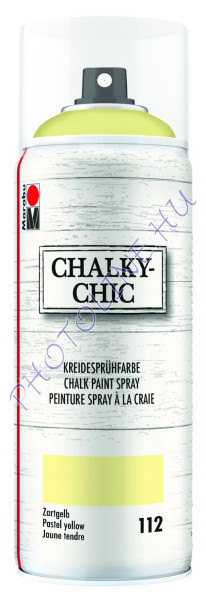 Marabu Chalky Chic krétafesték spray pasztell sárga 400ml