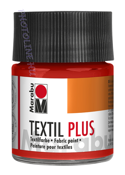 Marabu Textil Plus CINÓBERVÖRÖS 50ml