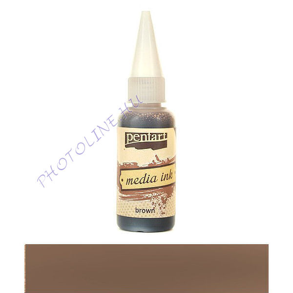 Média tinta 20 ml barna