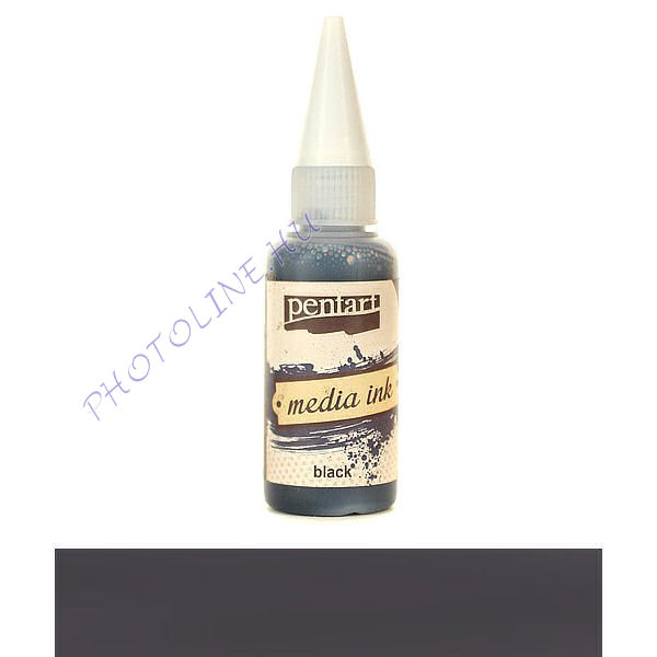 Média tinta 20 ml fekete