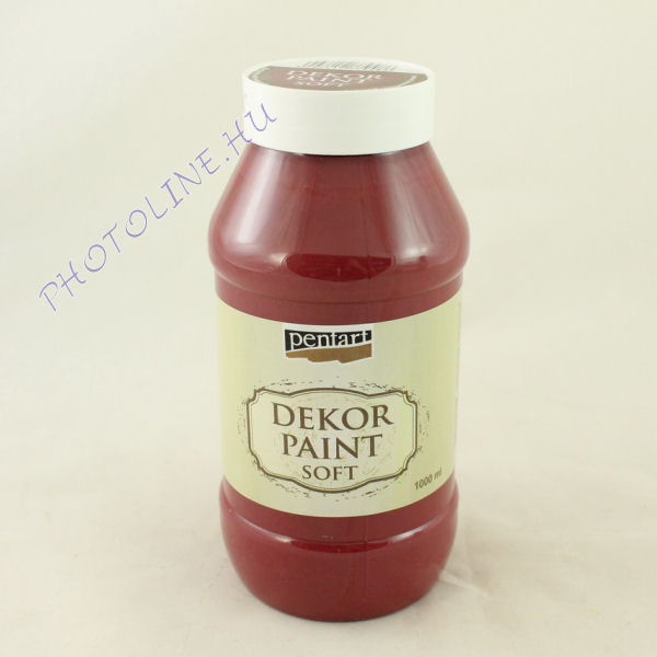 Dekorfesték lágy 1000 ml burgundi vörös