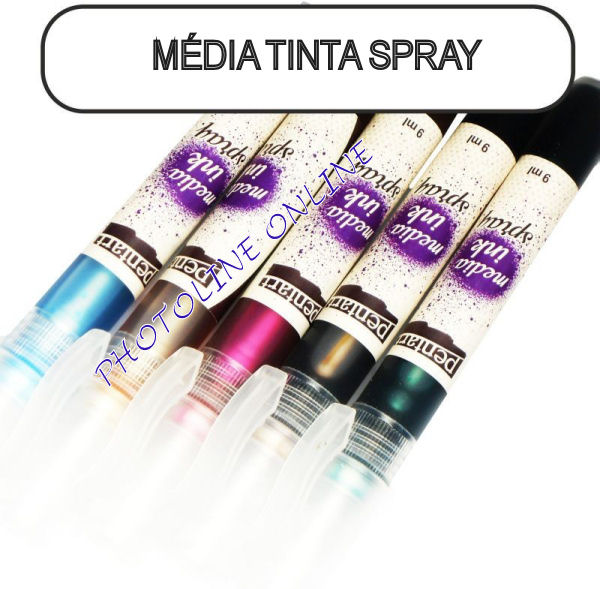 Média tinta spray 9 ml citromsárga