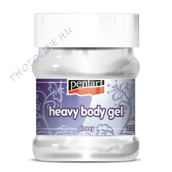 Sűrű gélpaszta fényes - átlátszó, 230 ml (heavy body gel)