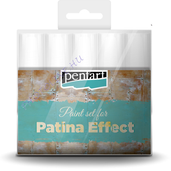 Patina hatás festék szett, 5x20 ml