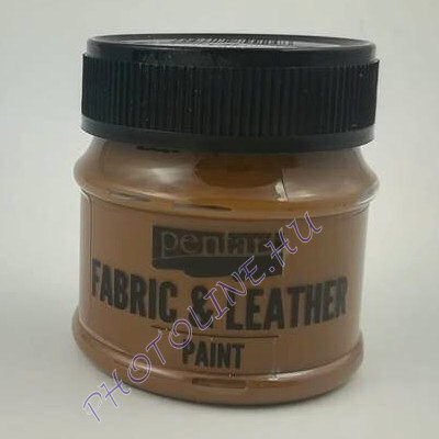 Pentart textil és bőrfesték 50 ml sötétbarna