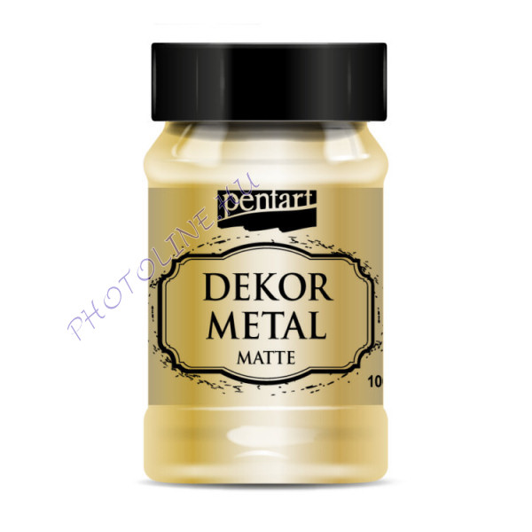 Pentart dekormetál matt 100 ml arany