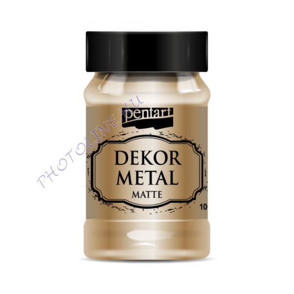 Pentart dekormetál matt 100 ml bronz