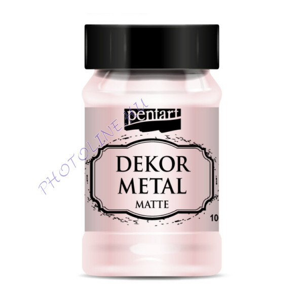 Pentart dekormetál matt 100 ml rózsaarany