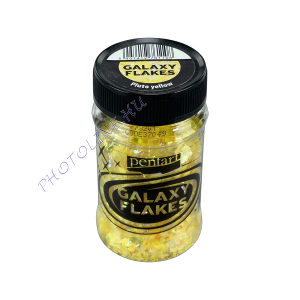 Galaxy flakes 100 ml, Pluto sárga pehely