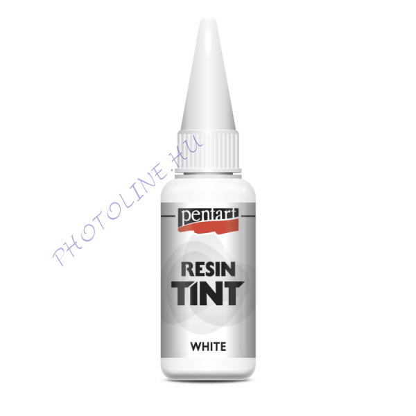 Gyantaszínező tinta (nem átlátszó) 20 ml, fehér