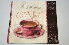 Decoupage Szalvéta Vintage Coffee