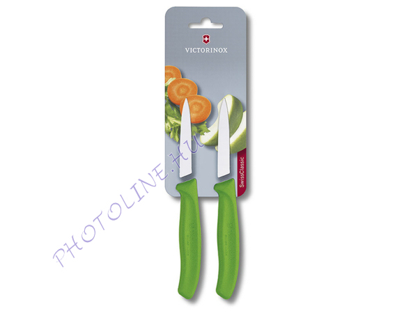 VICTORINOX Swiss Classic (8 cm) 2 db zöld hámozó kés